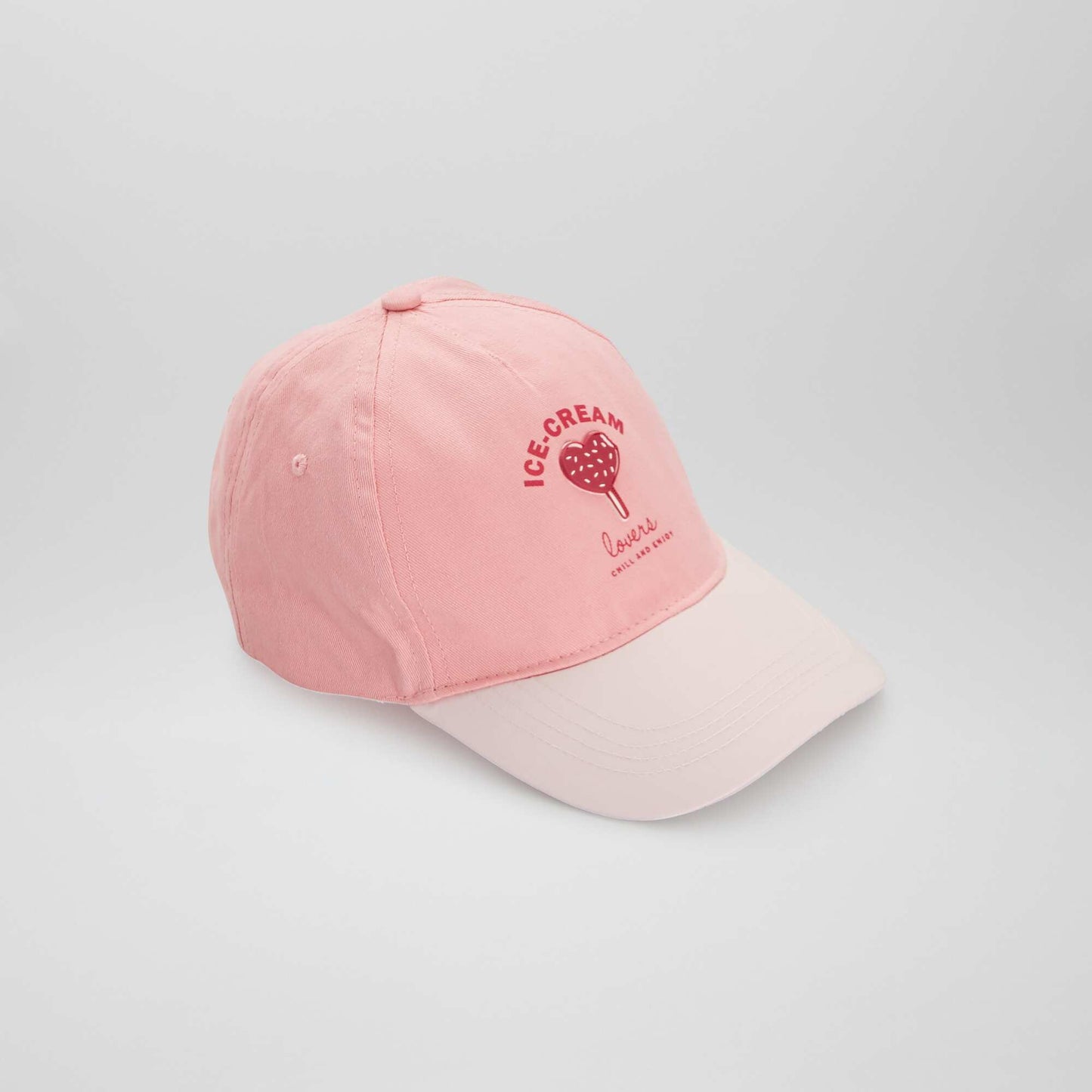 Casquette en toile Rose