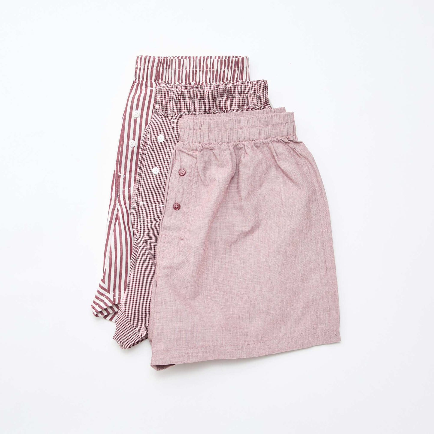 3 caleçons ROUGE