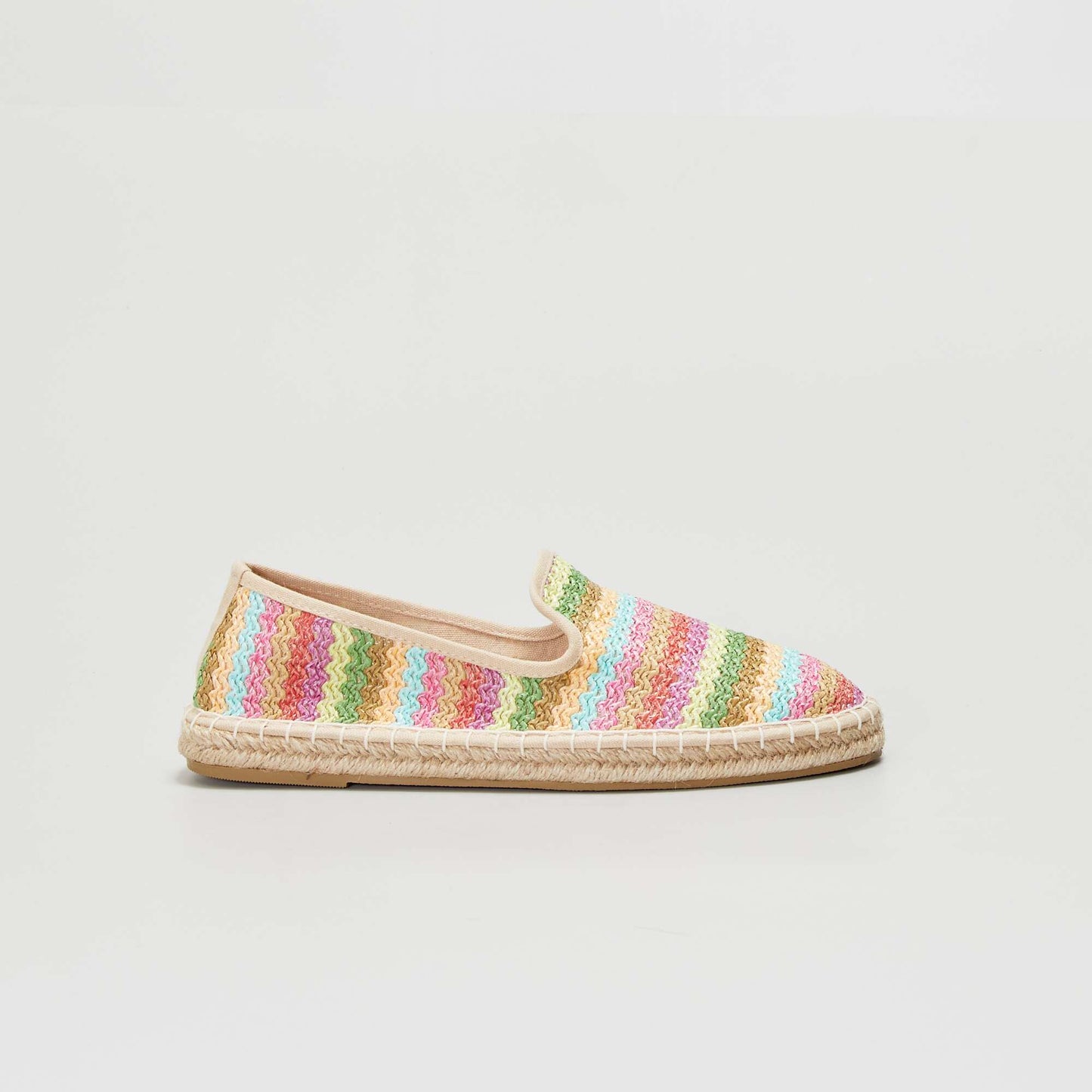 Espadrilles en raphia Beige