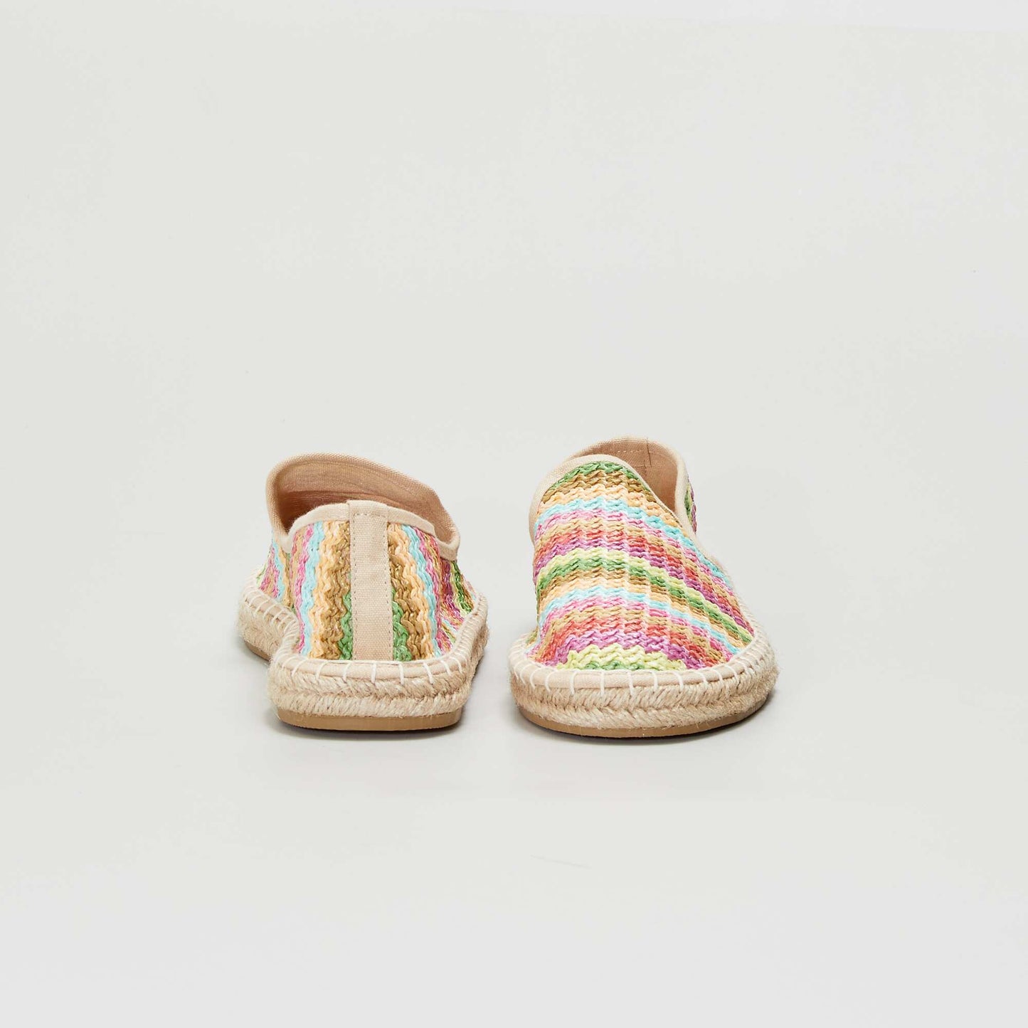 Espadrilles en raphia Beige