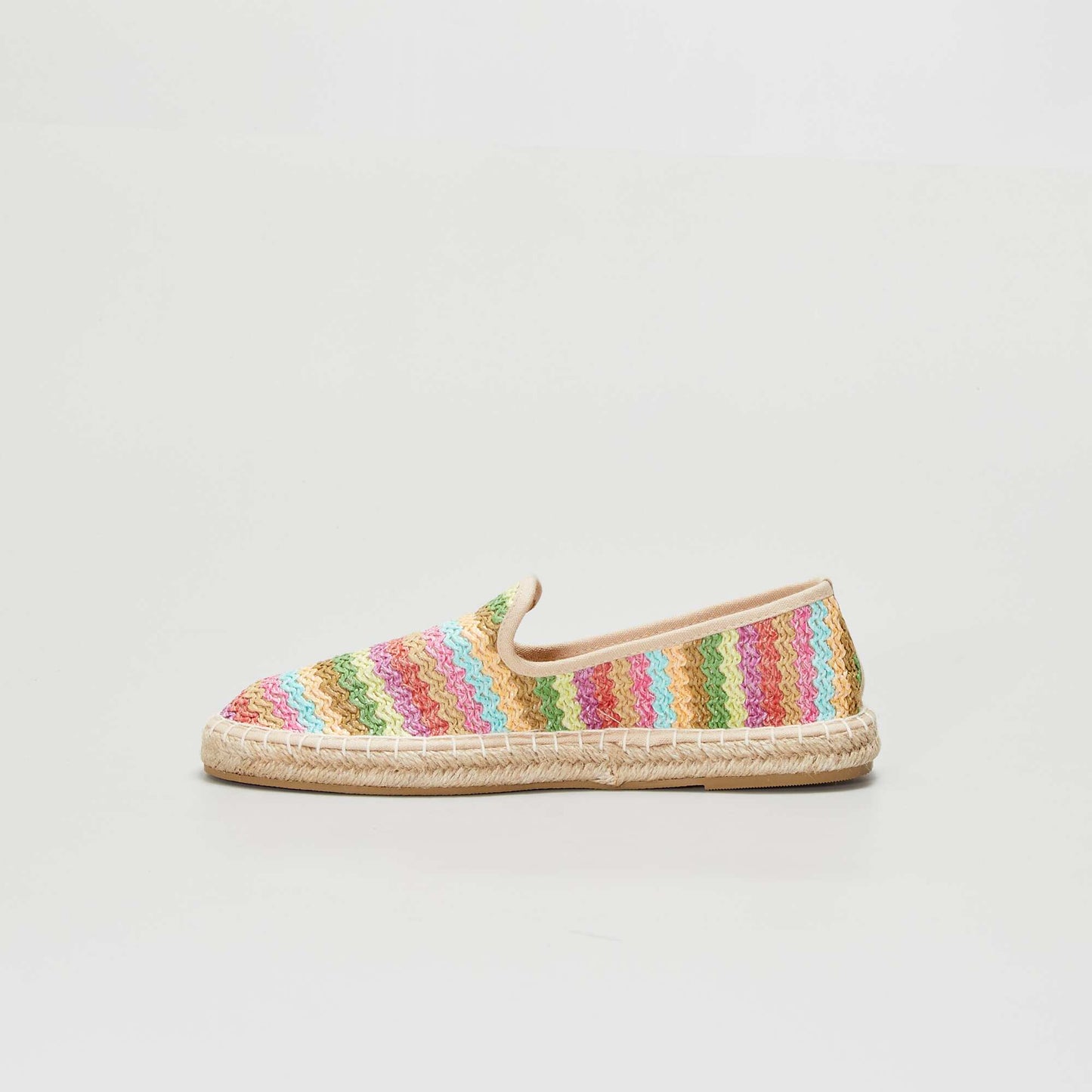 Espadrilles en raphia Beige