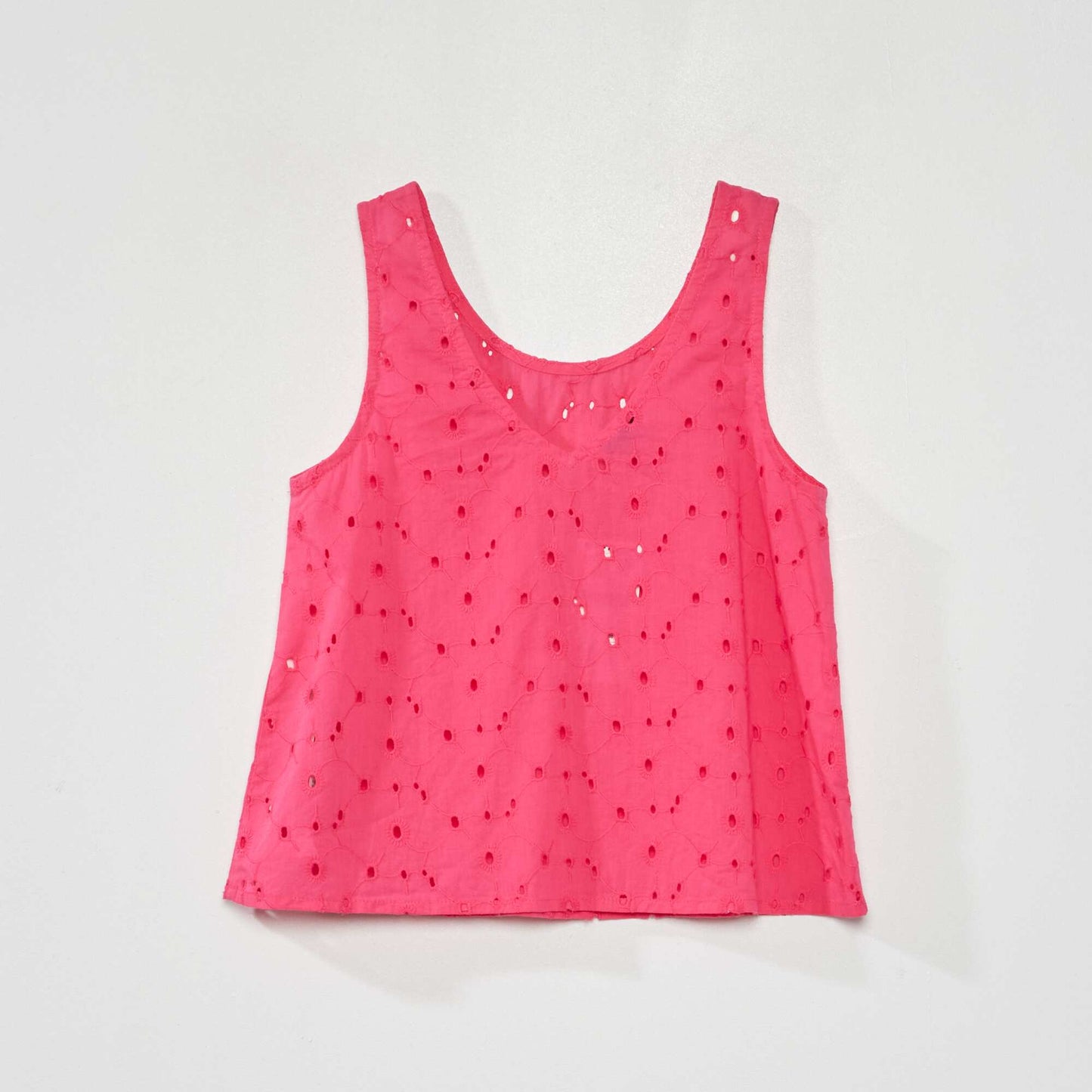 Top en broderie anglaise Rose