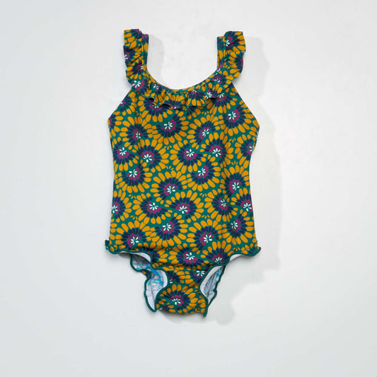 Maillot de bain avec imprimé - 1 pièce vert