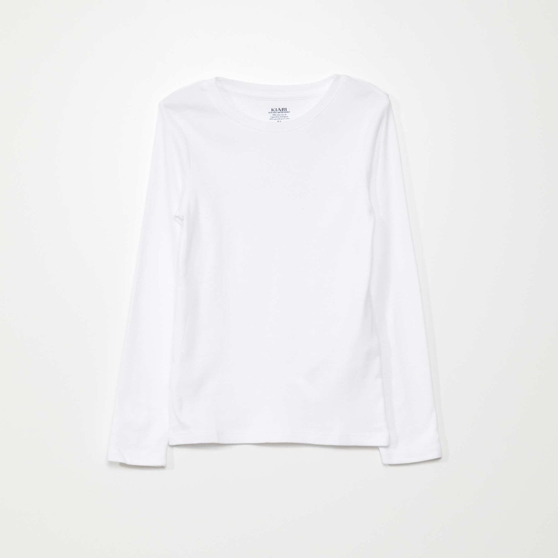 Lot de 2 t-shirts en jersey BLANC/GRIS
