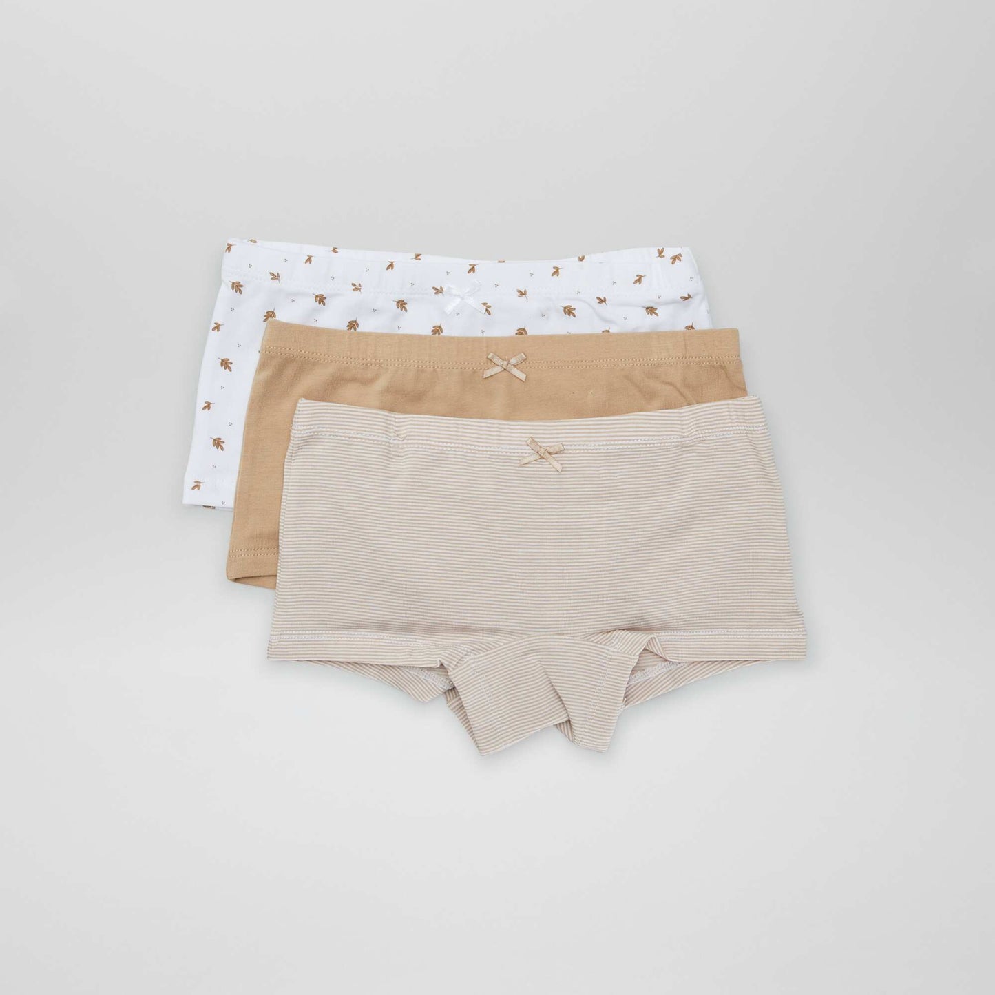 Lot de 3 shortys Marron