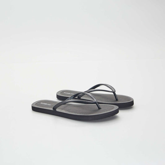 Tongs de plage Noir