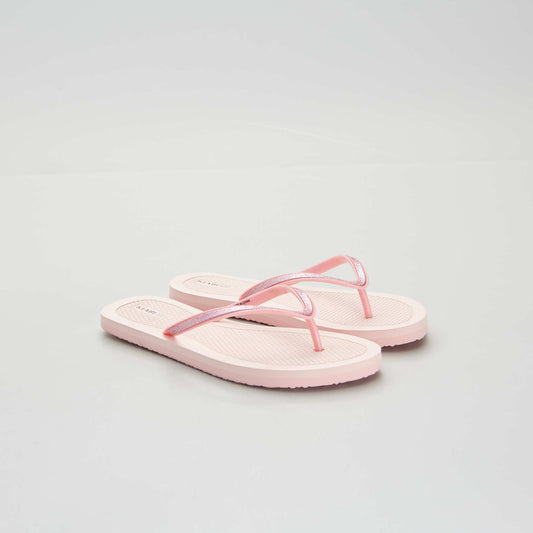 Tongs de plage Rose