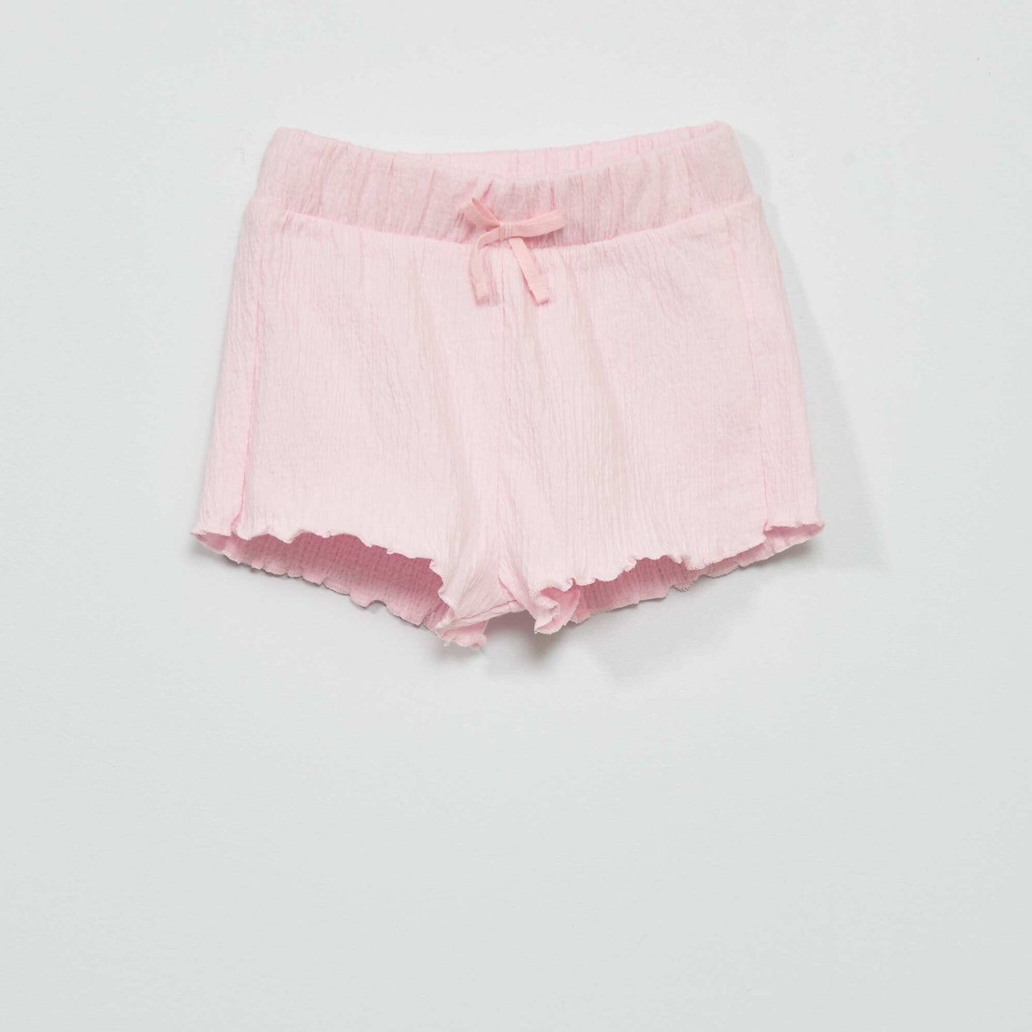 Short en jersey smocké Rose