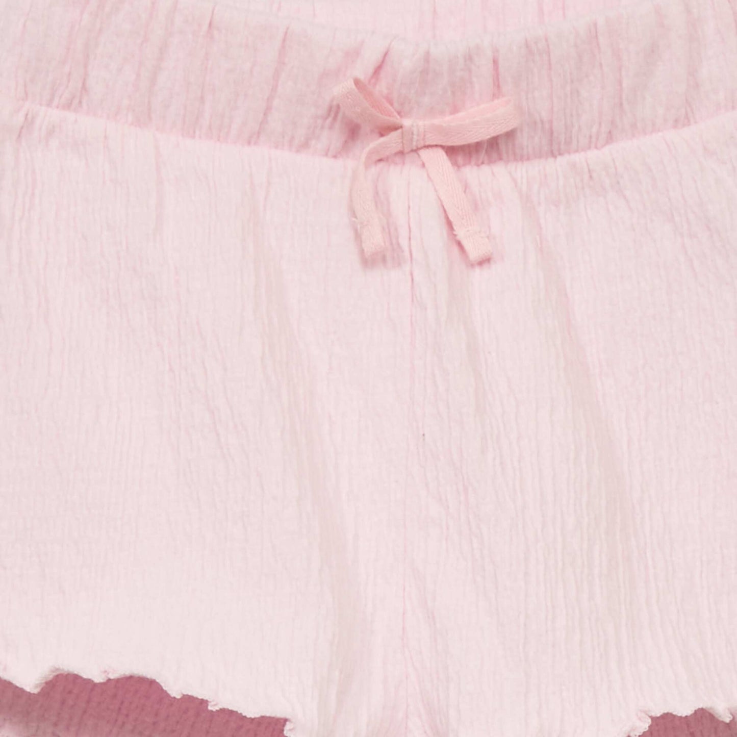 Short en jersey smocké Rose