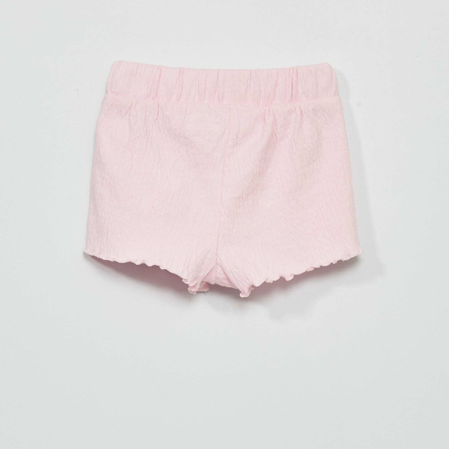 Short en jersey smocké Rose