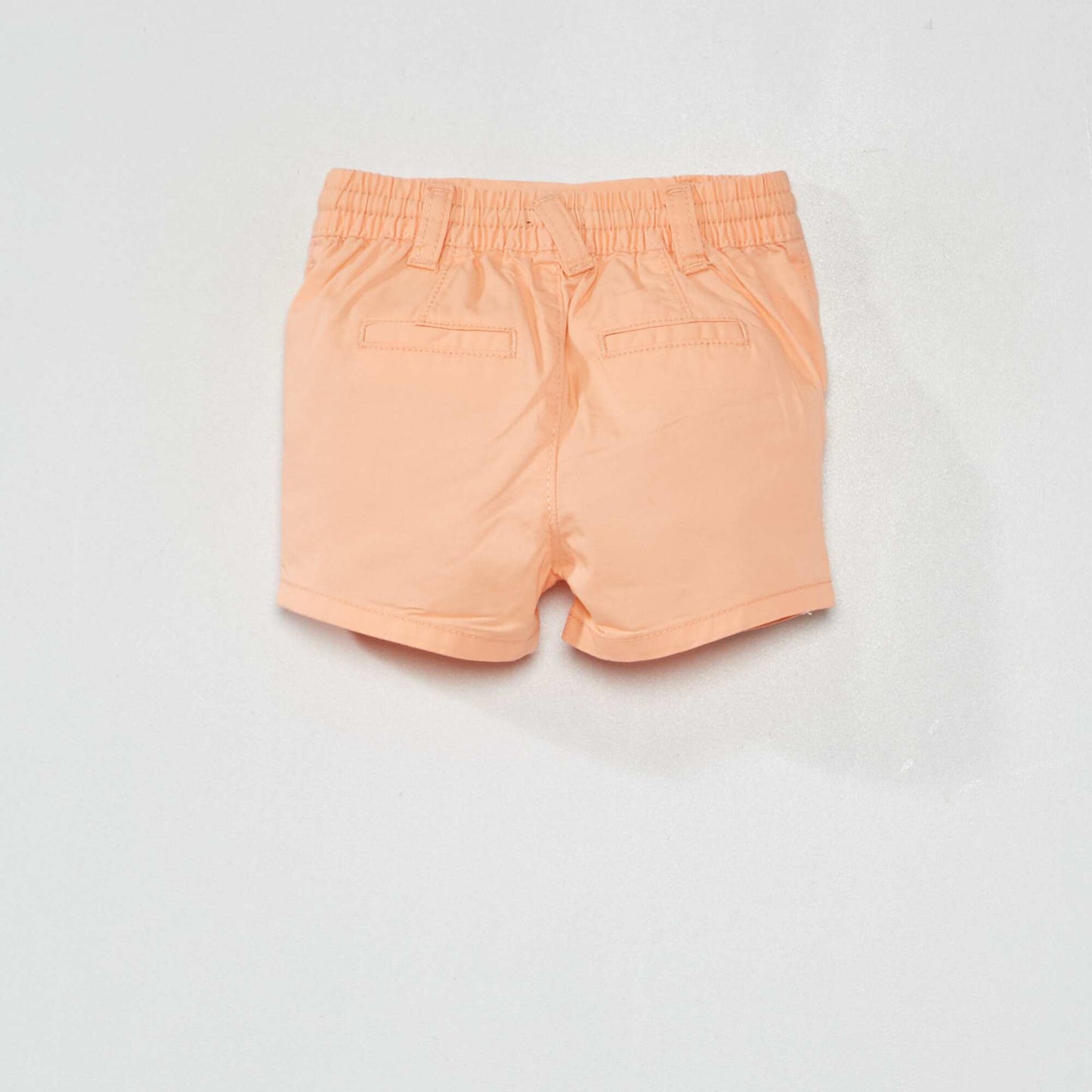 Short en twill de coton Orange