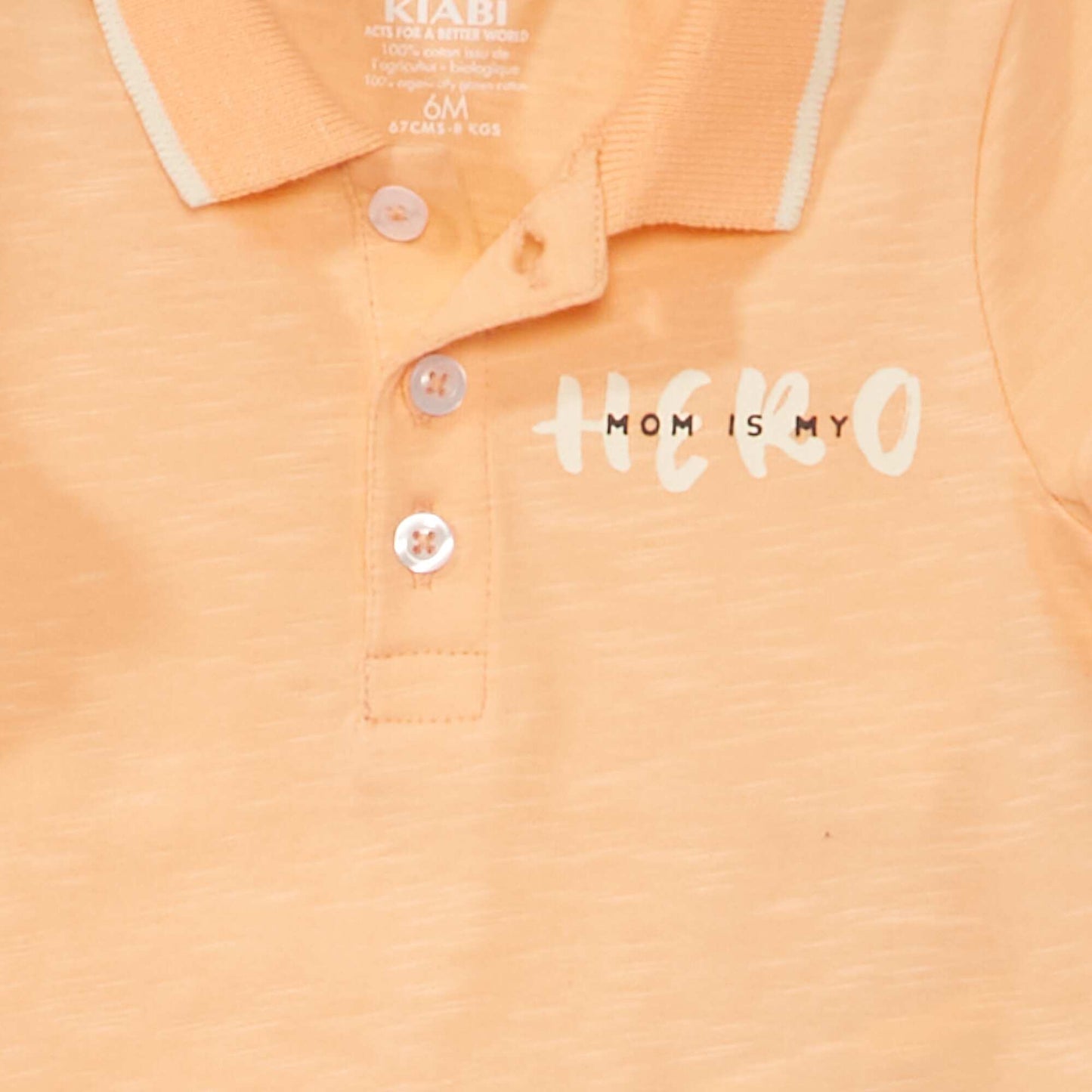 Polo en jersey Orange