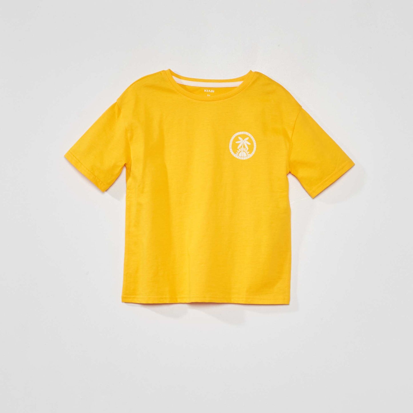 T-shirt à manches courtes Jaune