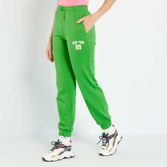 Pantalon de jogging 'New York' Vert