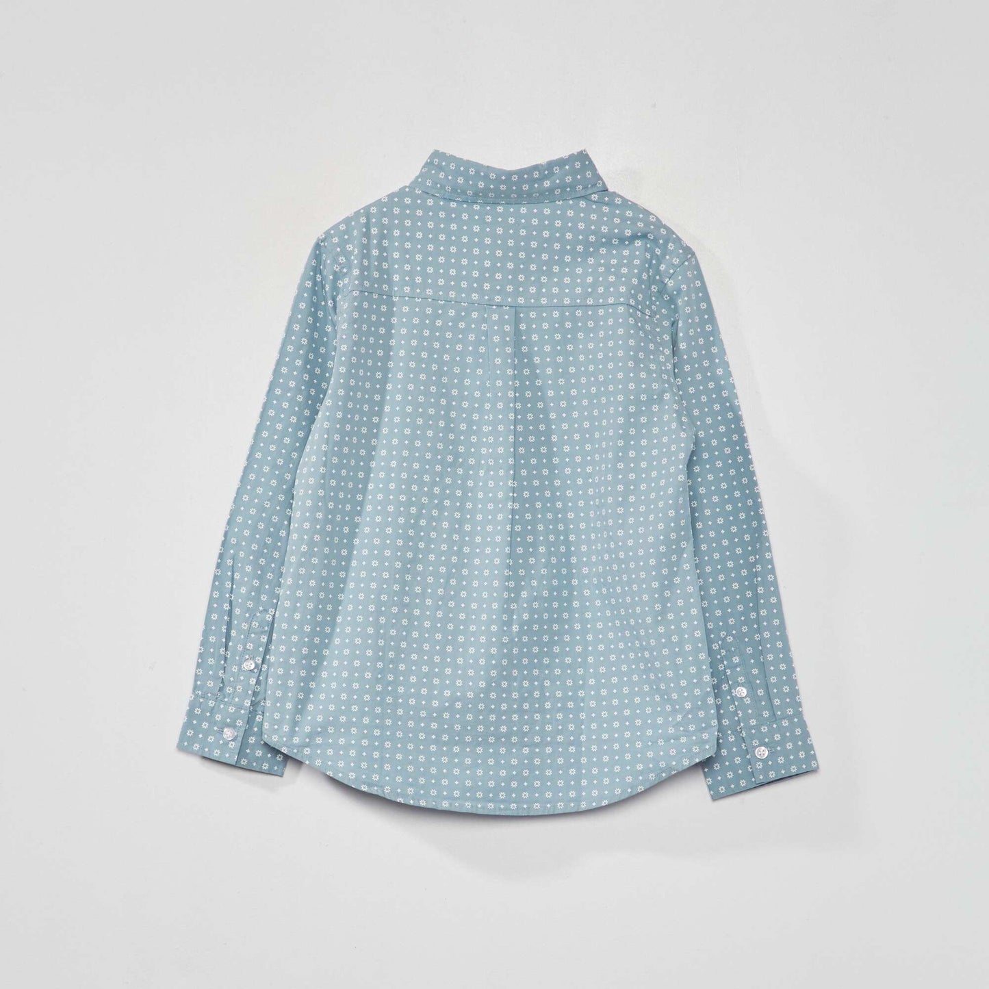 Chemise en popeline Bleu