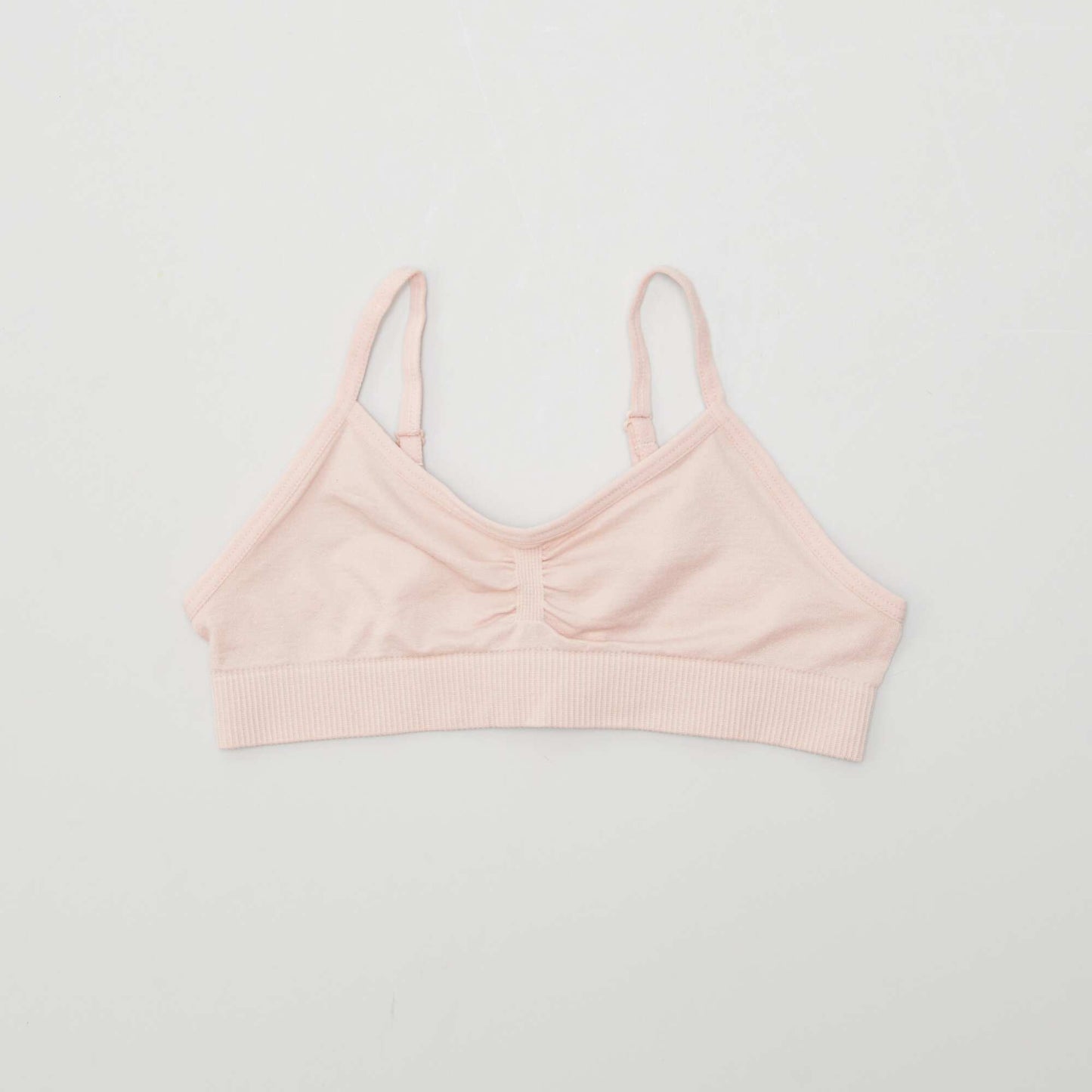 Lot de 2 brassières en jersey Blanc/rose