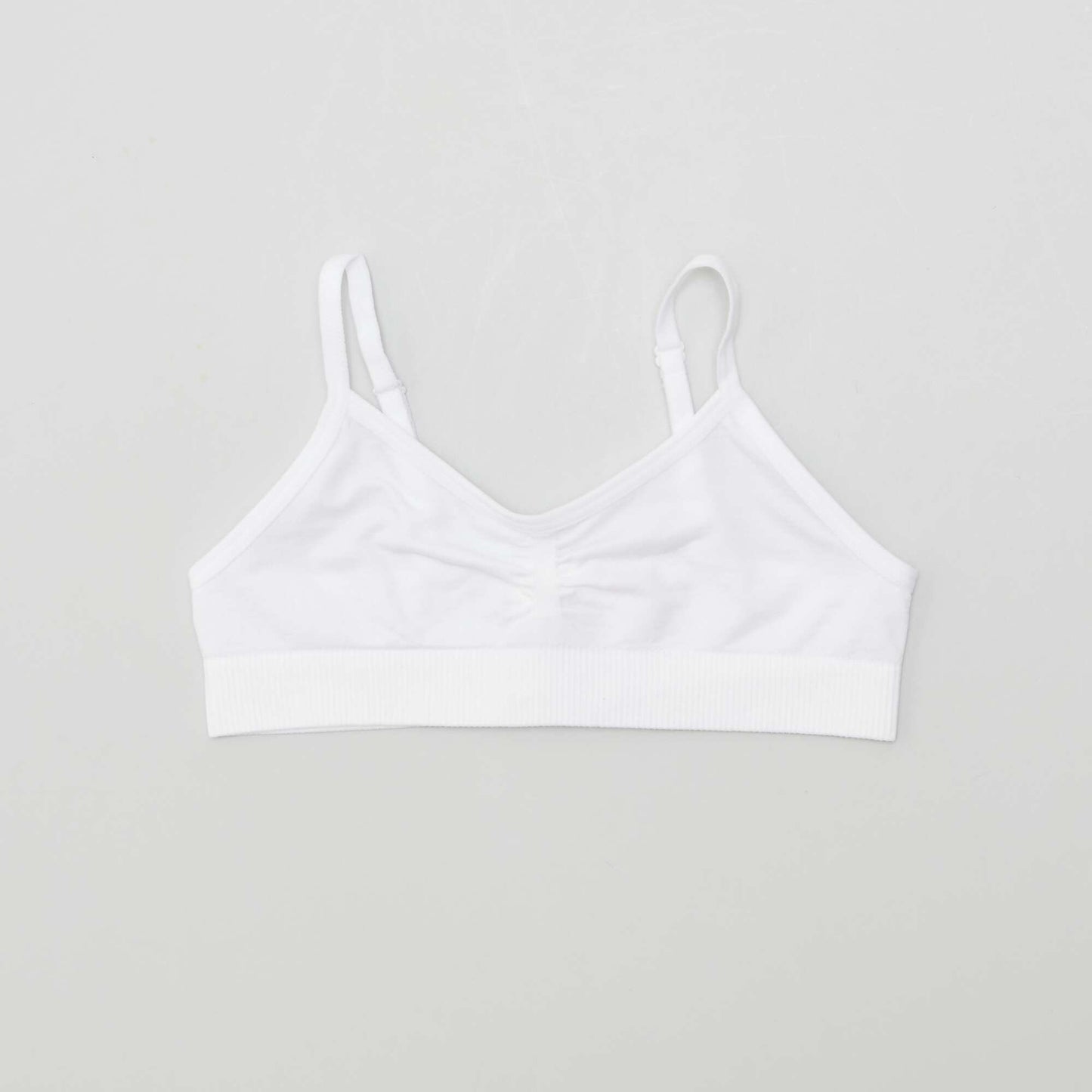 Lot de 2 brassières en jersey Blanc/rose