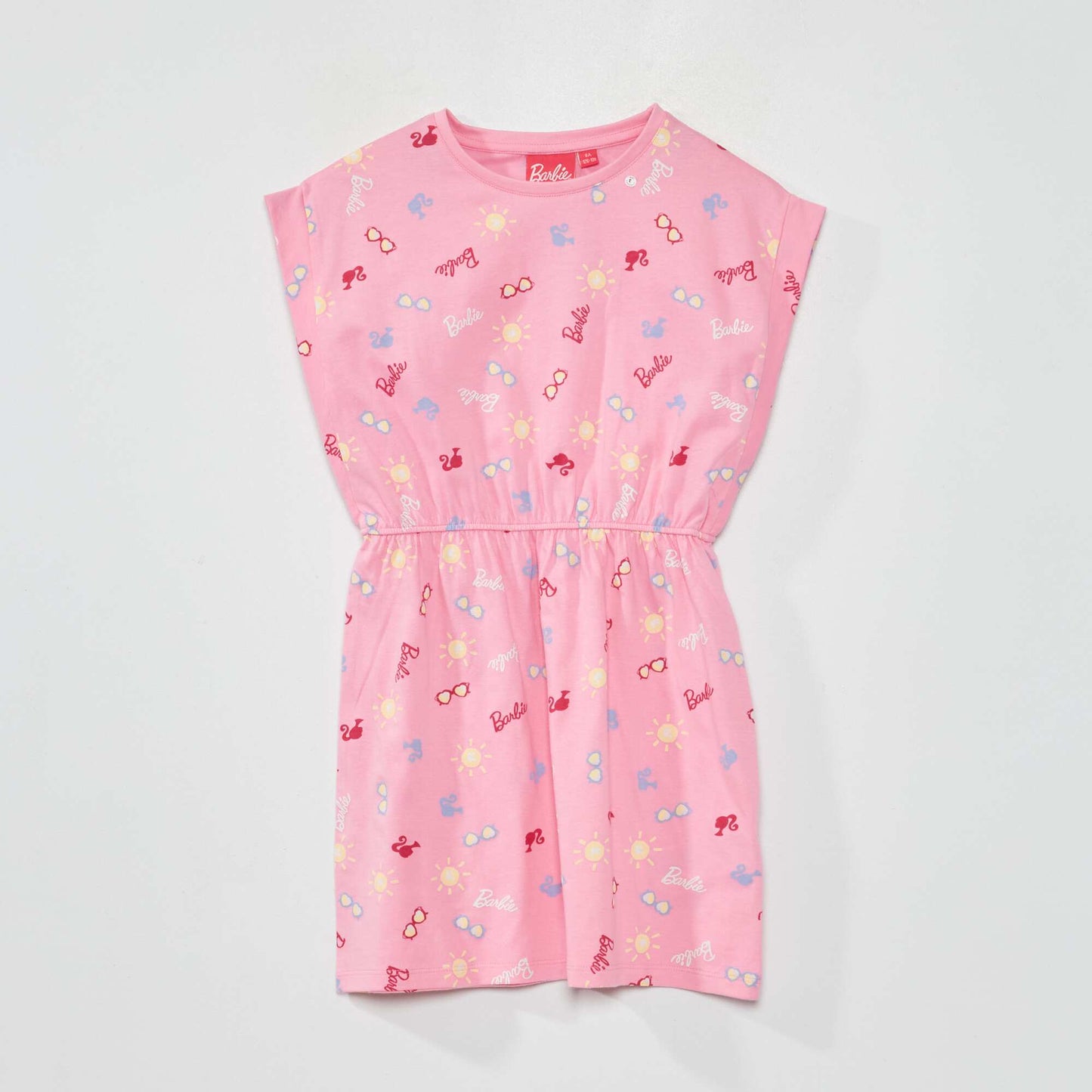 Robe cintrée imprimé 'Barbie' Rose imprimé