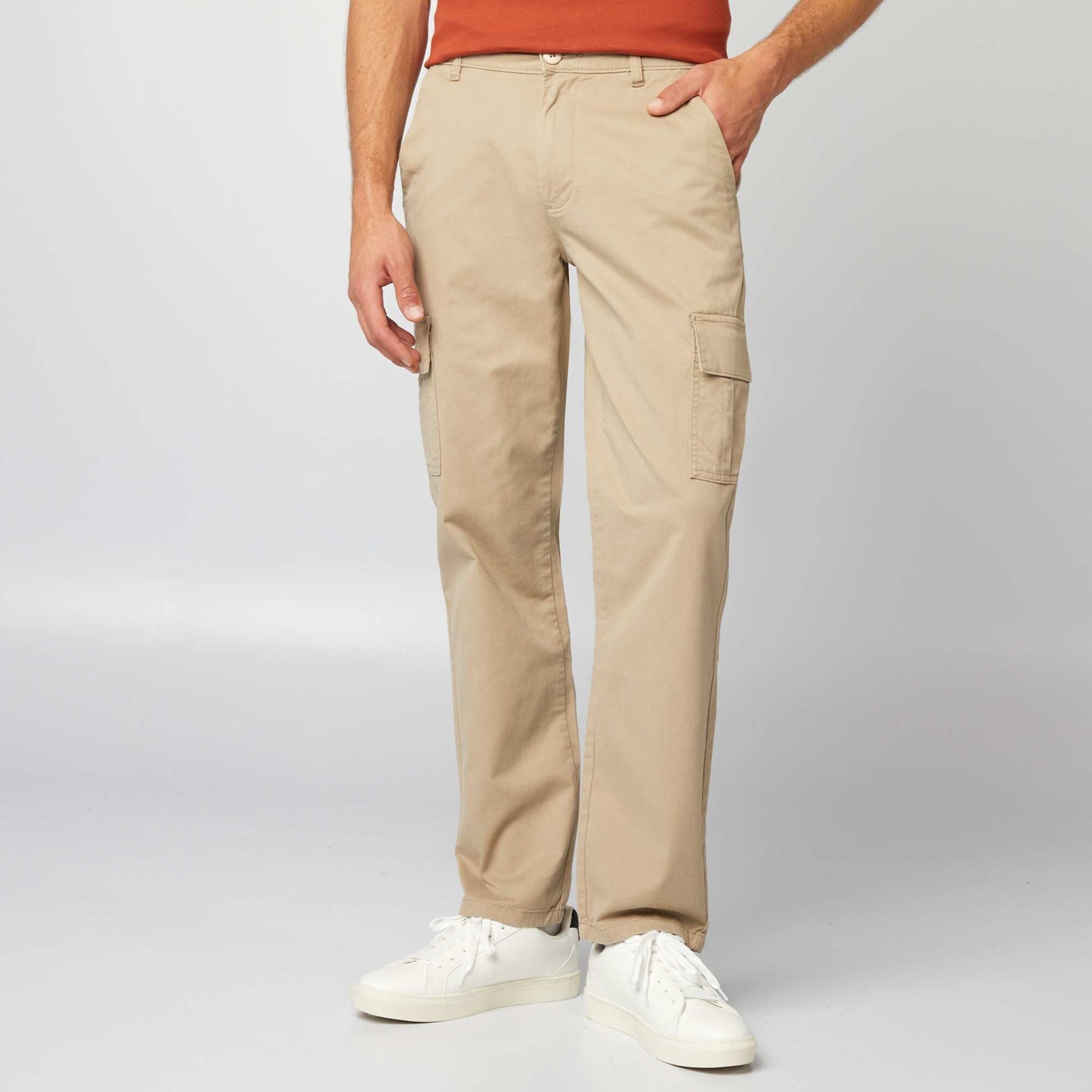 Pantalon avec poches Beige