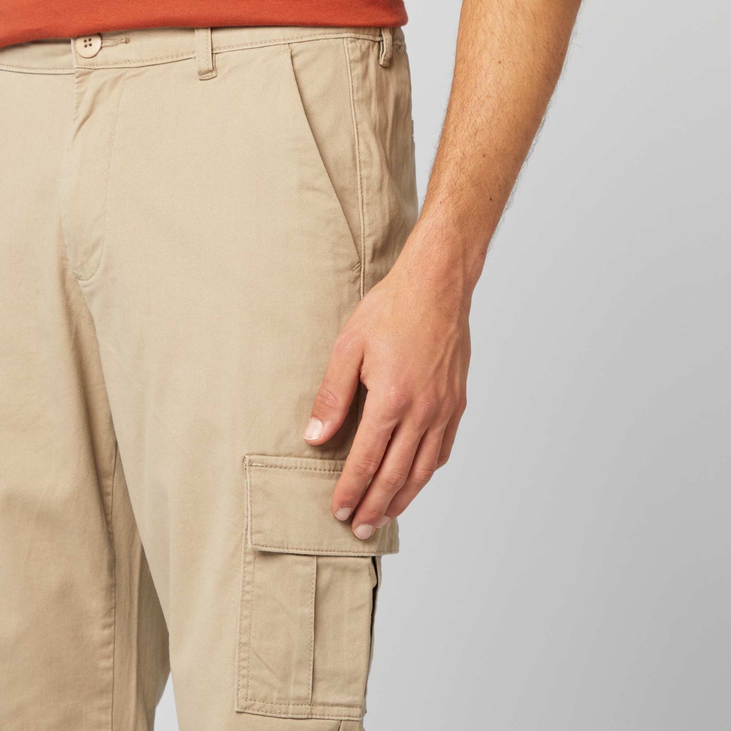 Pantalon avec poches Beige