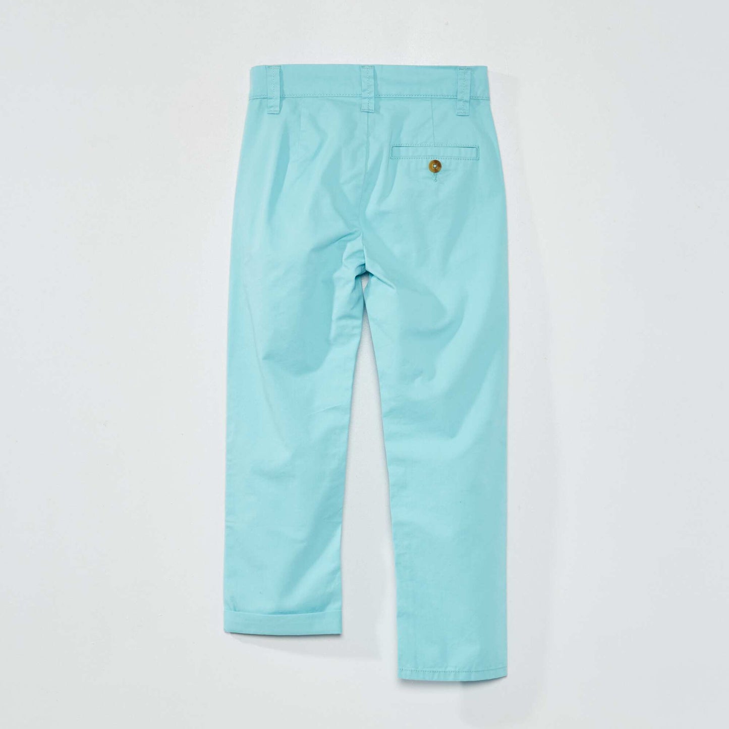 Pantalon chino droit Bleu