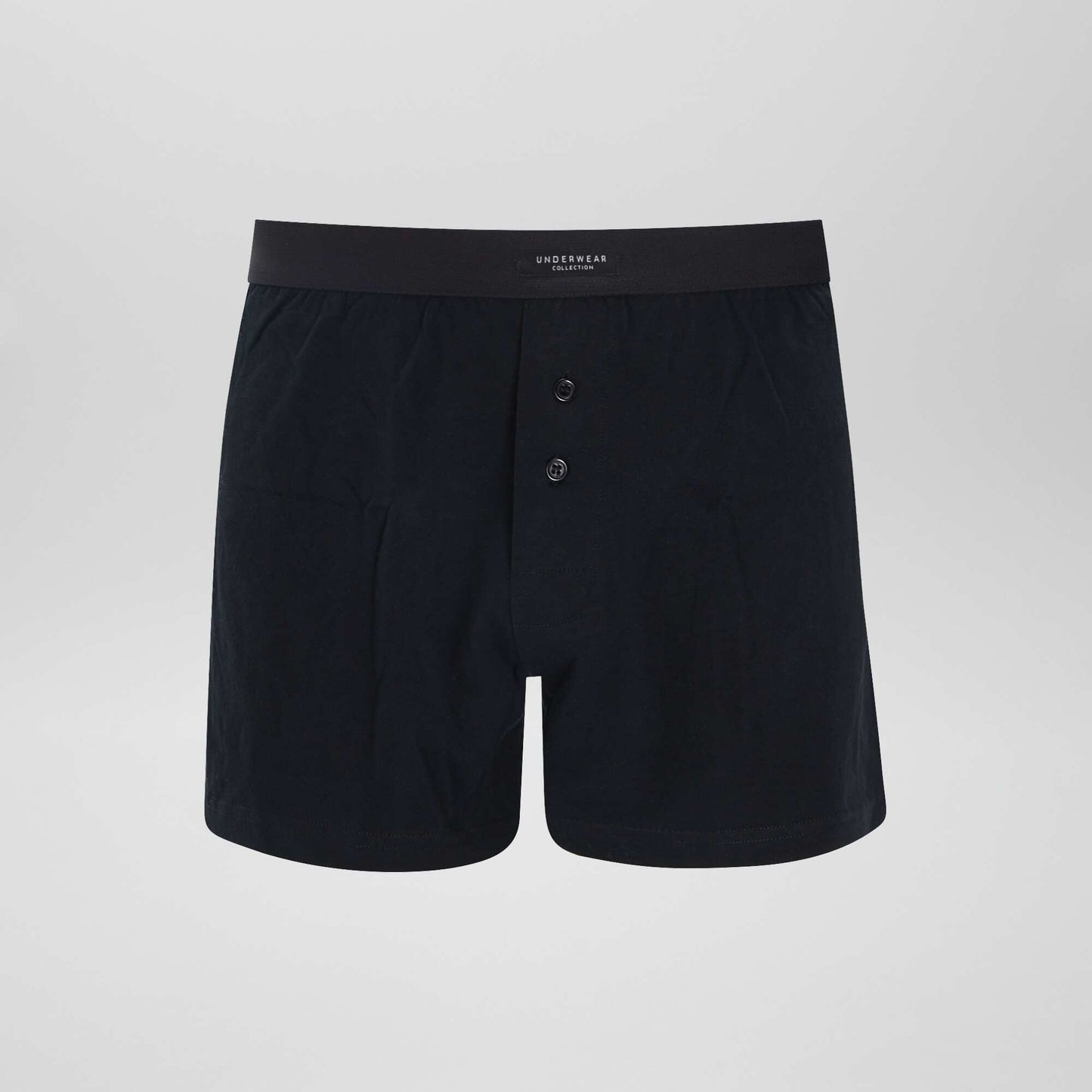 Lot de 3 boxers unis Noir