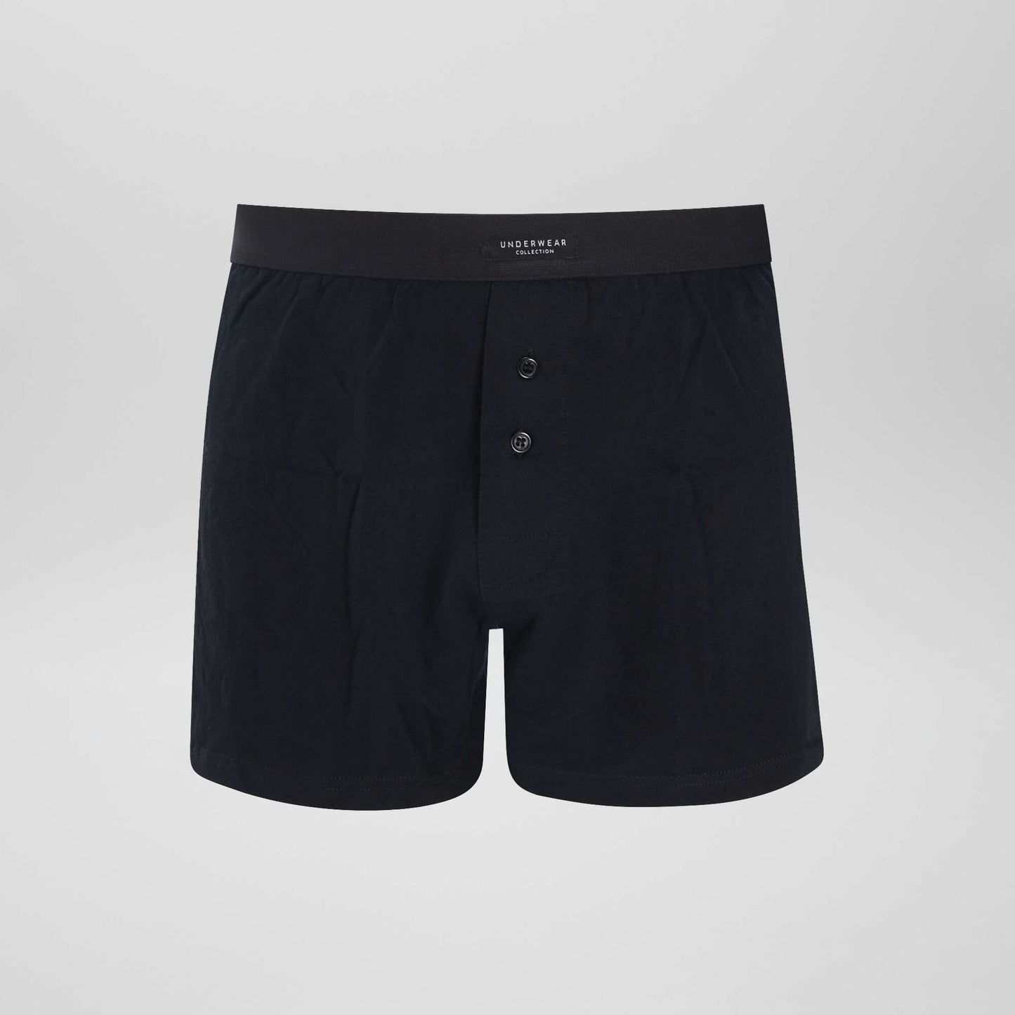 Lot de 3 boxers unis Noir