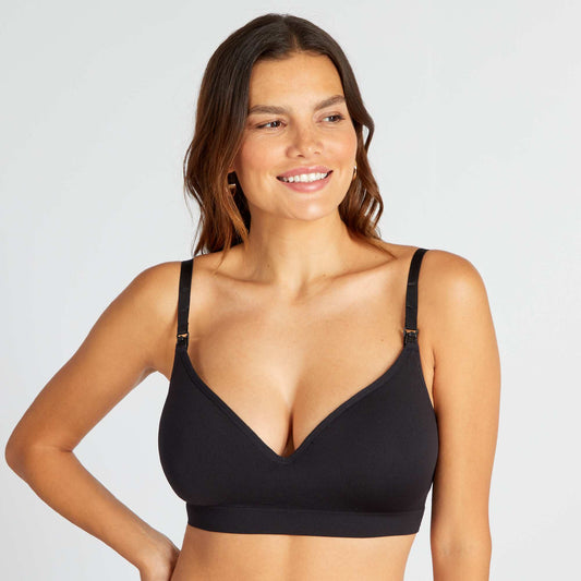 Soutien-gorge d'allaitement noir