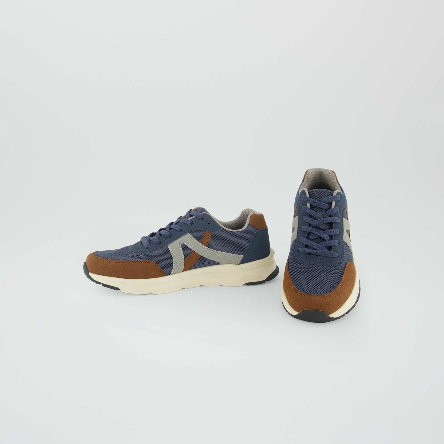 Baskets esprit running Bleu