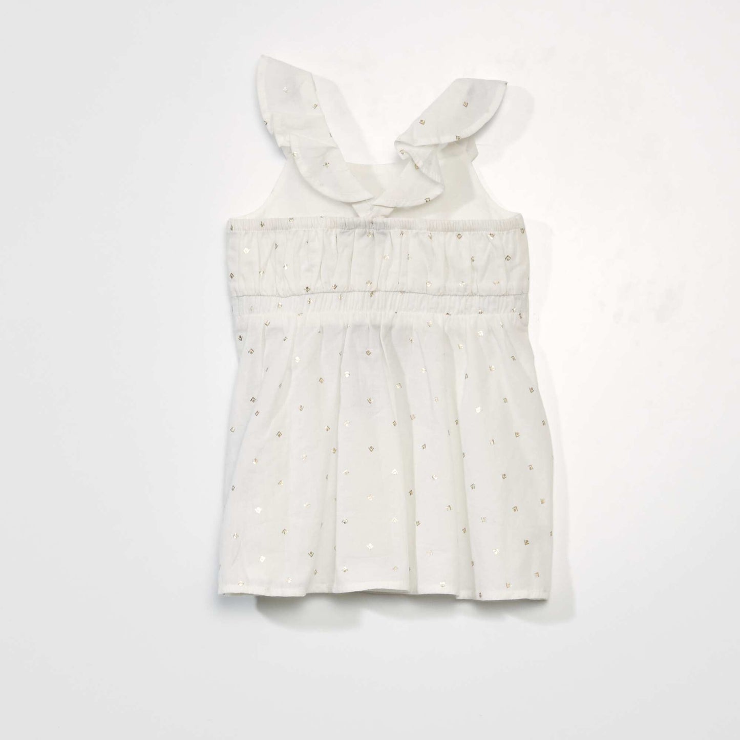 Robe en voile coton Blanc