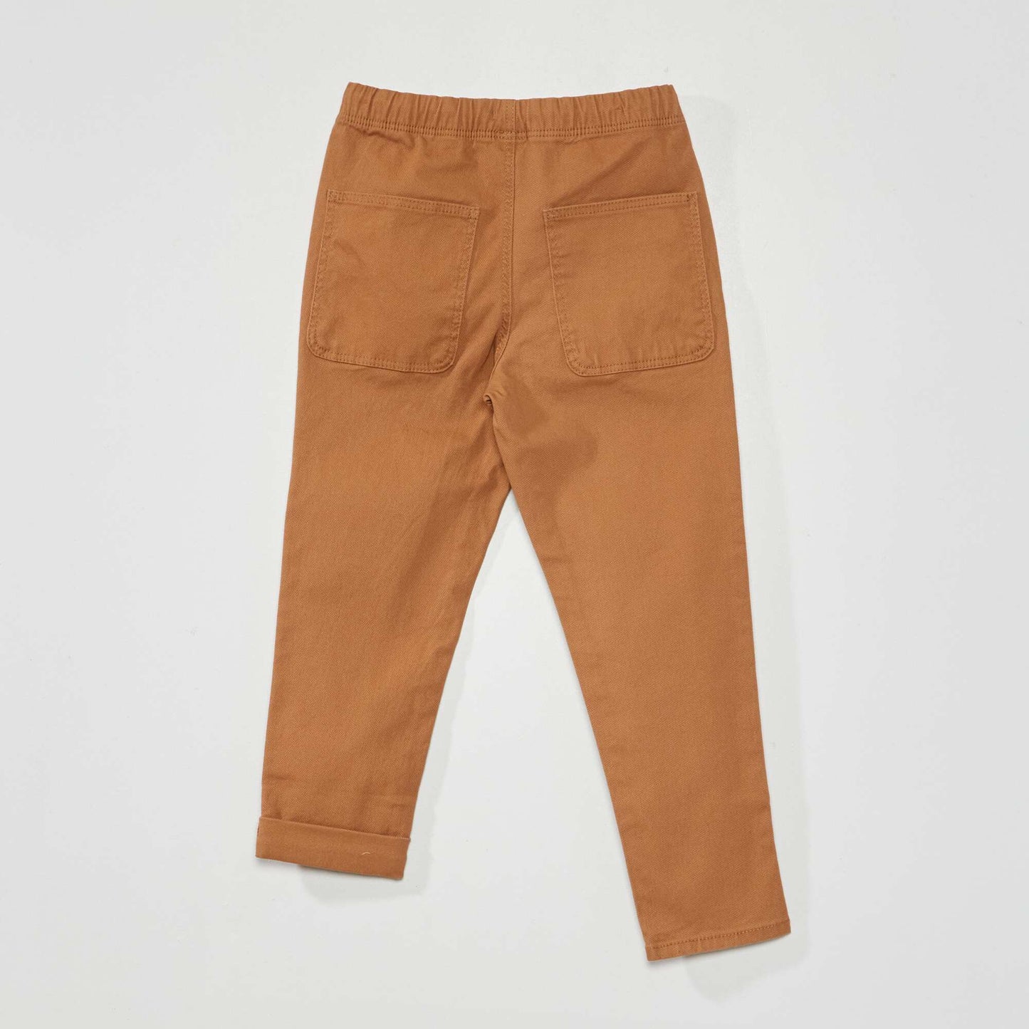 Pantalon jogger en twill Beige