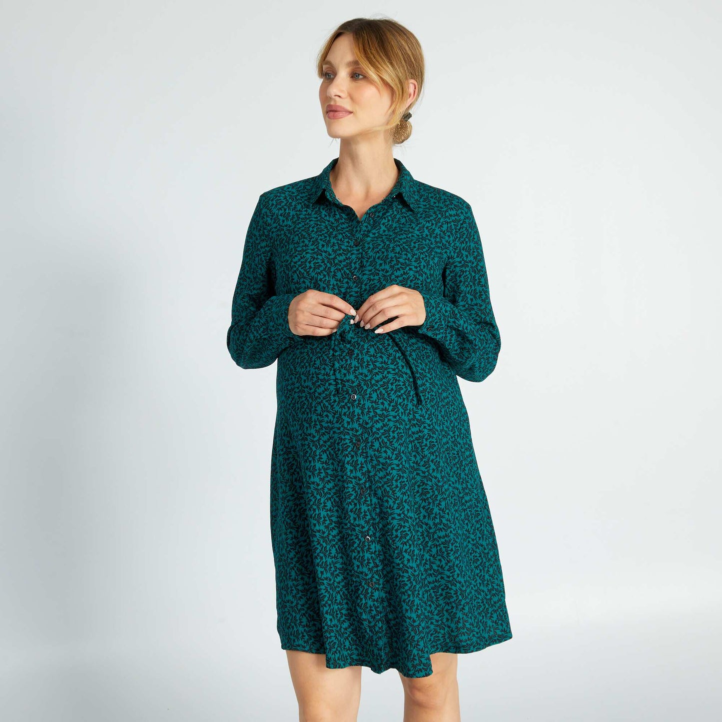 Robe d'allaitement Vert