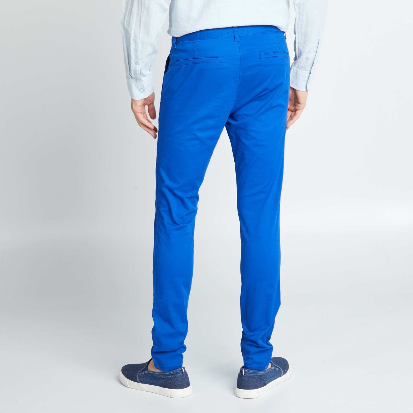 Pantalon chino skinny - L32 bleu