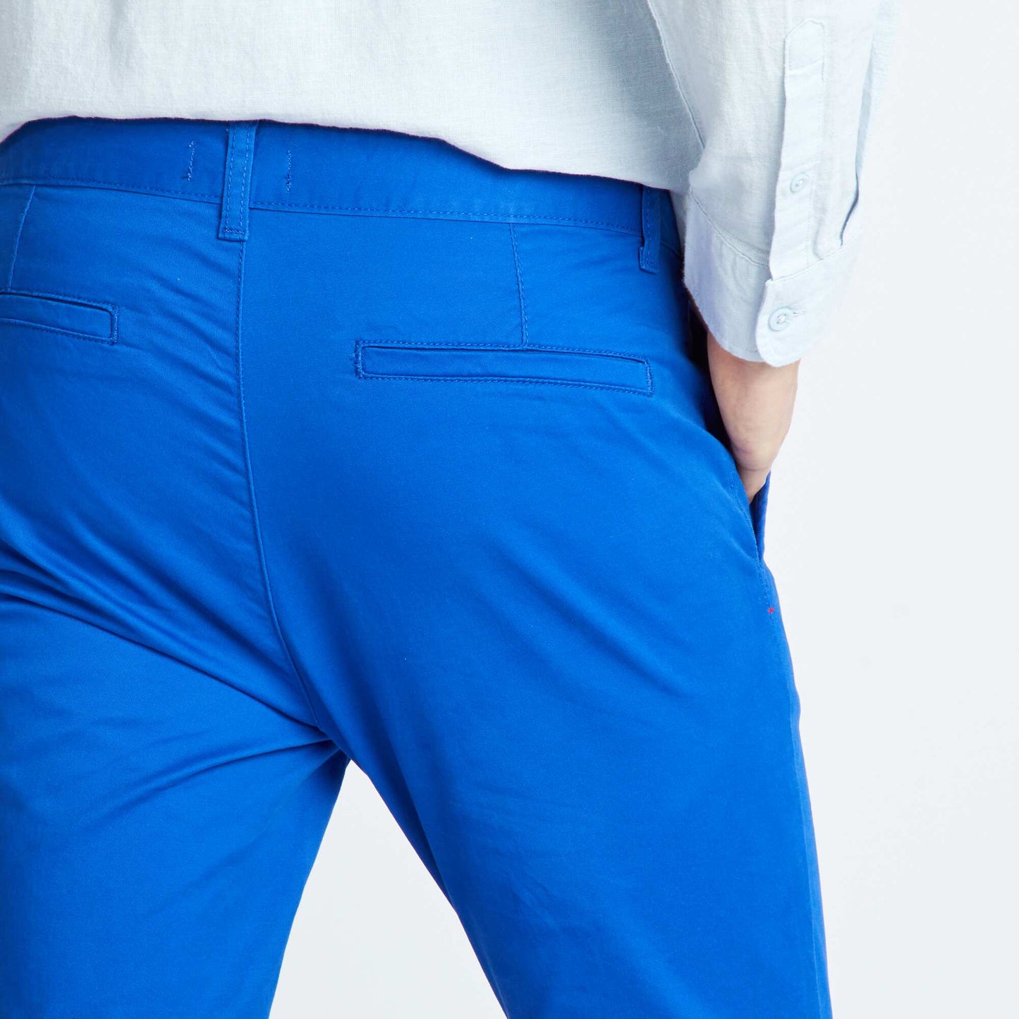 Pantalon chino skinny - L32 bleu