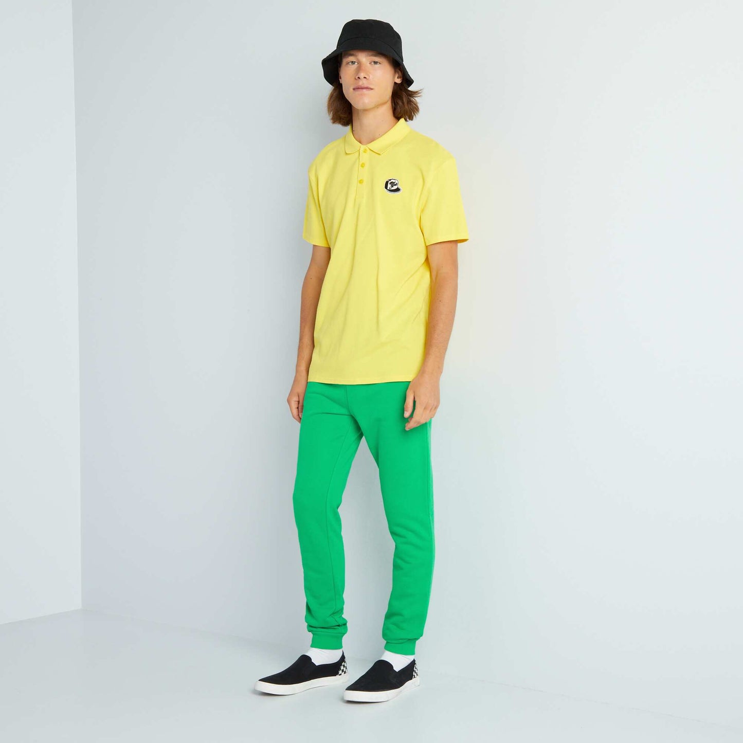 Pantalon de jogging en molleton Vert