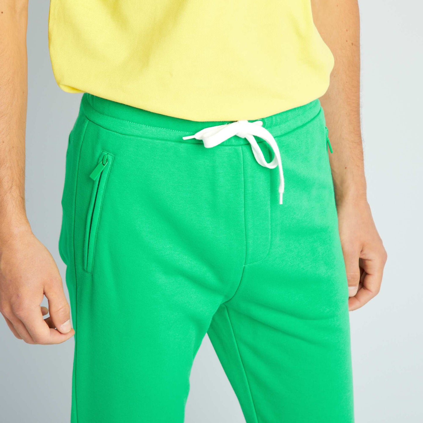 Pantalon de jogging en molleton Vert