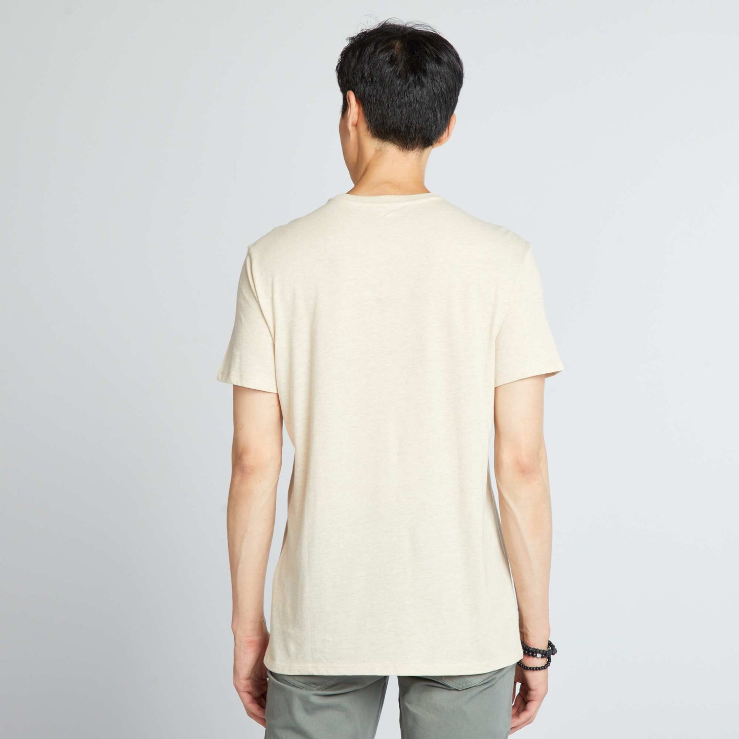 T-shirt imprimé Beige