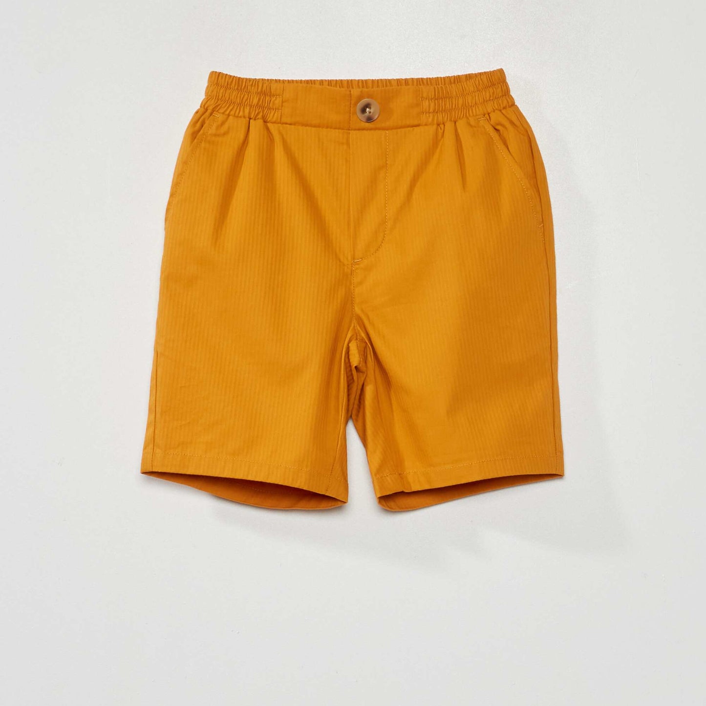 Short bermuda rayé Jaune