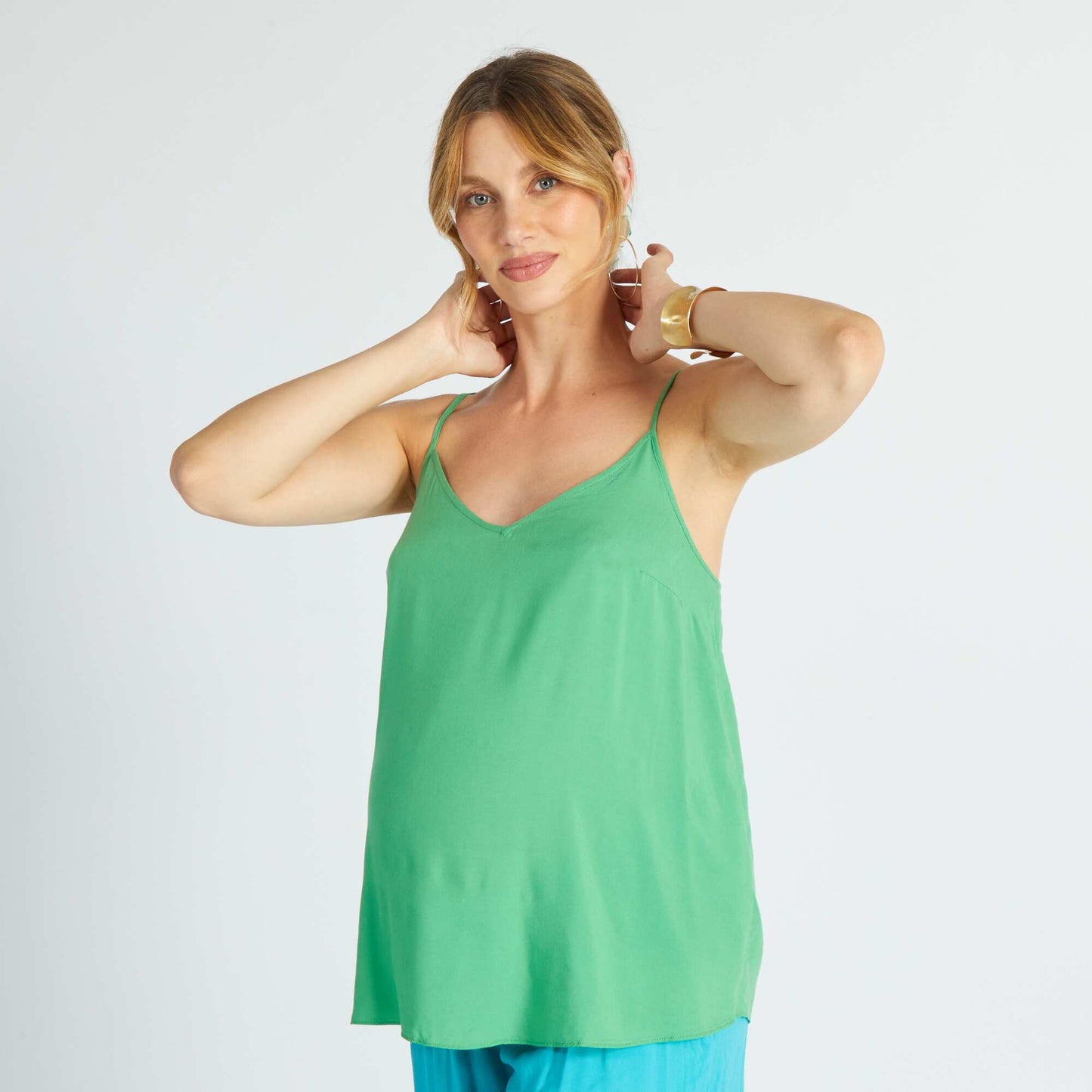 Blouse de maternité Vert