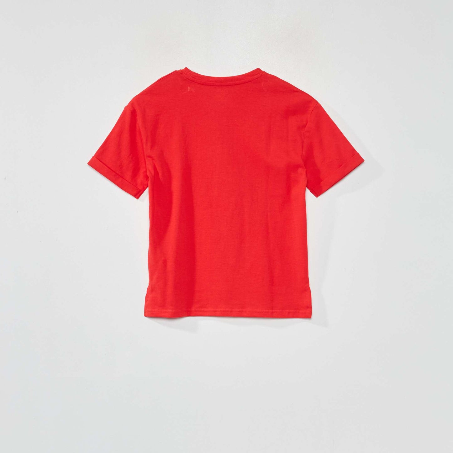 T-shirt en maille jersey imprimé Rouge