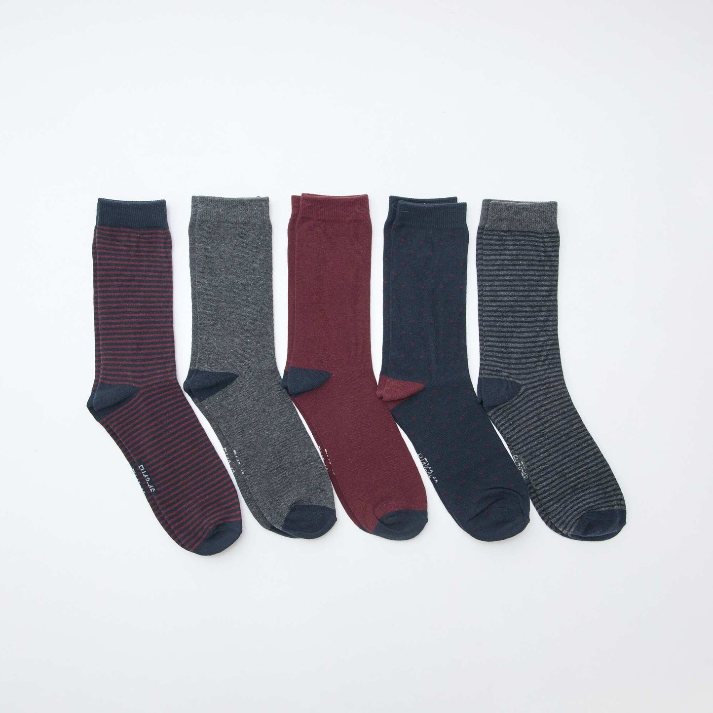 Lot de 5 paires de chaussettes fantaisies VERT
