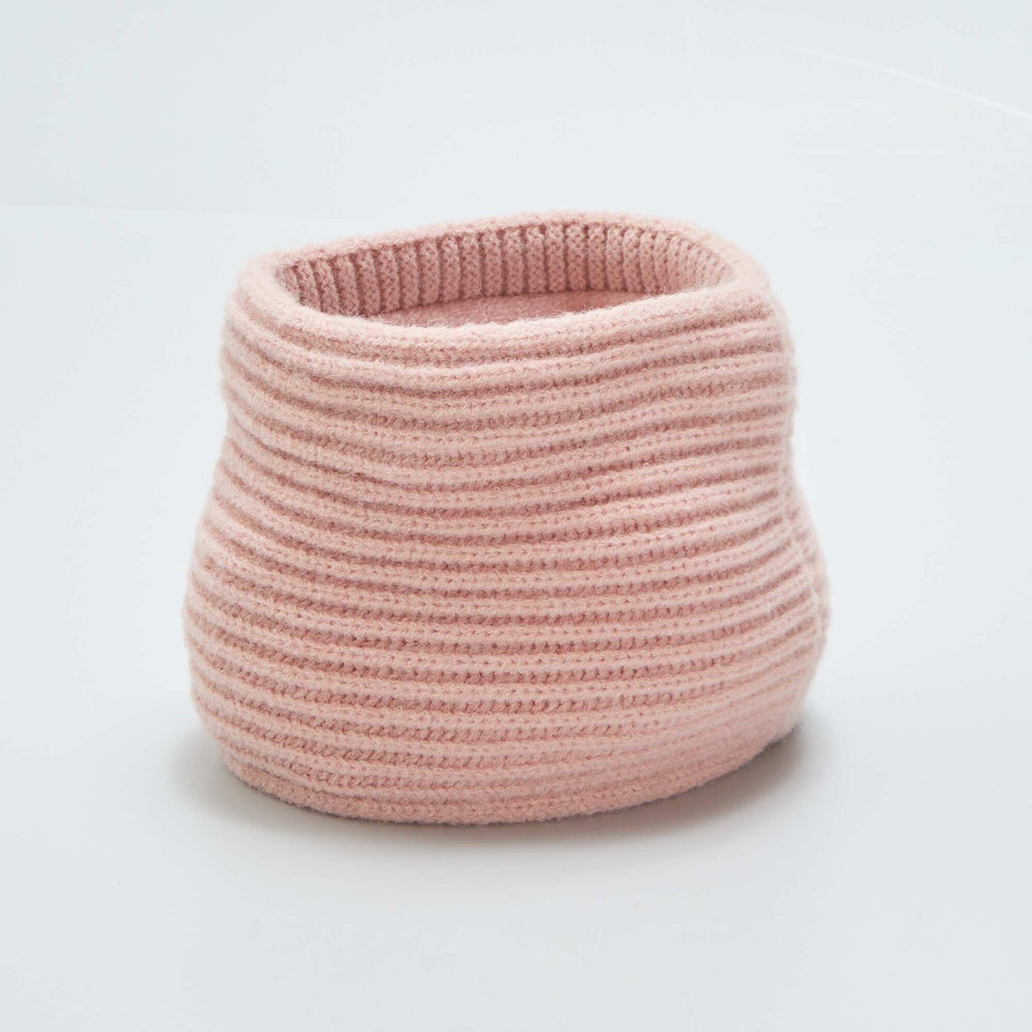 Snood côtelé Rose