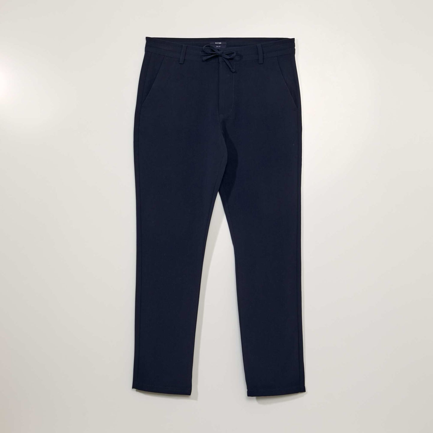 Pantalon slim léger bleu marine