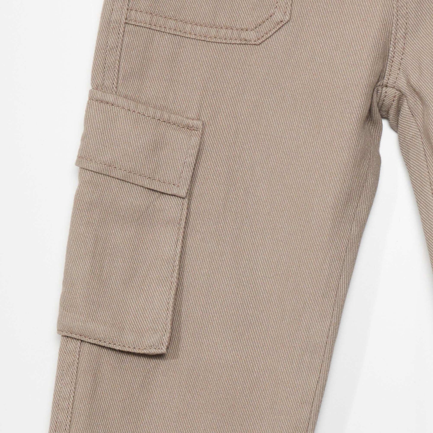 Pantalon multipoches Beige