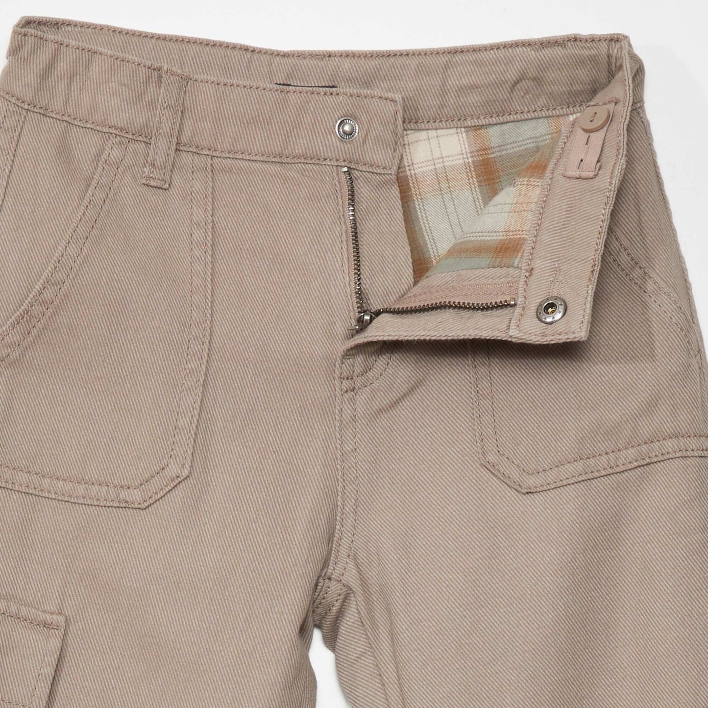 Pantalon multipoches Beige