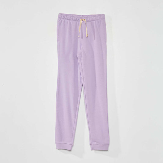 Jogging en molleton uni Violet