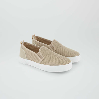 Baskets slip-on Beige