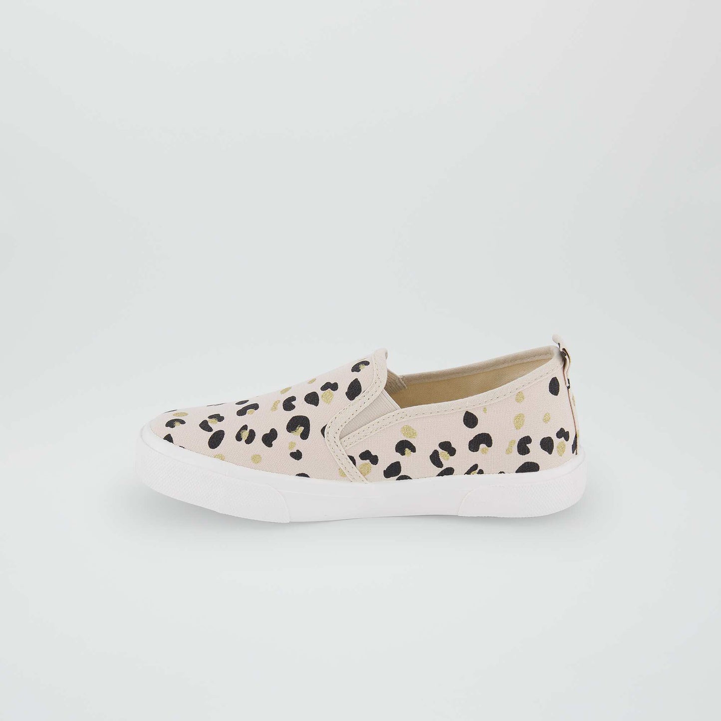 Baskets slip-on imprimées Beige