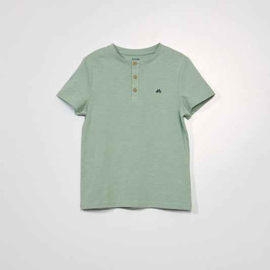 T-shirt en maille jersey Vert