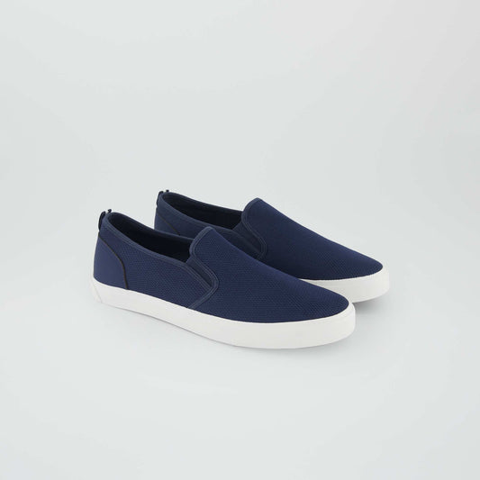 Baskets slip-on Bleu